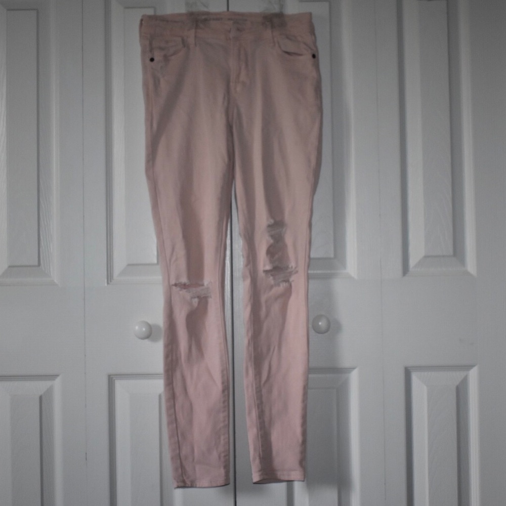 Old Navy “Rockstar” Mid-Rise Ripped Jeans